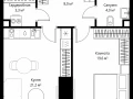 1-комнатная квартира - 1-й Красногвардейский проезд, 13 / ЖК ОНЕ - фото 1