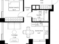 1-комнатная квартира - Волоколамское шоссе, 95с2 / ЖК Сити Бэй - фото 1