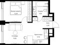 1-комнатная квартира - Волоколамское шоссе, 95с2 / ЖК Сити Бэй - фото 1