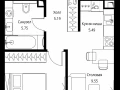 1-комнатная квартира - Волоколамское шоссе, 95с2 / ЖК Сити Бэй - фото 1