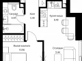 1-комнатная квартира - Волоколамское шоссе, 95с2 / ЖК Сити Бэй - фото 1