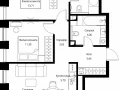 2-комнатная квартира - Волоколамское шоссе, 95с2 / ЖК Сити Бэй - фото 1