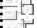 2-комнатная квартира - Волоколамское шоссе, 95с2 / ЖК Сити Бэй - фото 1