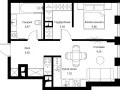 1-комнатная квартира - Волоколамское шоссе, 95с2 / ЖК Сити Бэй - фото 1