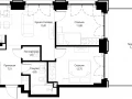 2-комнатная квартира - корпус Клиф, 3 / ЖК Сити Бэй - фото 1