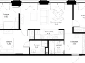 3-комнатная квартира - корпус Клиф, 3 / ЖК Сити Бэй - фото 1