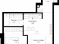1-комнатная квартира - корпус Клиф, 3 / ЖК Сити Бэй - фото 1