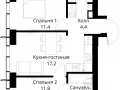 2-комнатная квартира - Волоколамское шоссе, 95/2 / ЖК Сити Бэй - фото 1