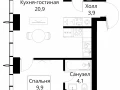 1-комнатная квартира - Волоколамское шоссе, 95/2 / ЖК Сити Бэй - фото 1