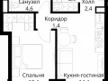 1-комнатная квартира - Волоколамское шоссе, 95/2 / ЖК Сити Бэй - фото 1