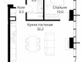 1-комнатная квартира - Волоколамское шоссе, 95/2 / ЖК Сити Бэй - фото 1