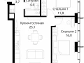 2-комнатная квартира - Волоколамское шоссе, 95/2 / ЖК Сити Бэй - фото 1