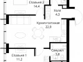 2-комнатная квартира - Волоколамское шоссе, 95/2 / ЖК Сити Бэй - фото 1