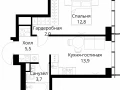 1-комнатная квартира - Волоколамское шоссе, 95/2 / ЖК Сити Бэй - фото 1