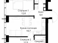 2-комнатная квартира - Волоколамское шоссе, 95/2 / ЖК Сити Бэй - фото 1