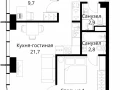2-комнатная квартира - Волоколамское шоссе, 95/2 / ЖК Сити Бэй - фото 1