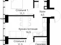 2-комнатная квартира - Волоколамское шоссе, 95/2 / ЖК Сити Бэй - фото 1