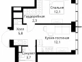1-комнатная квартира - Волоколамское шоссе, 95/2 / ЖК Сити Бэй - фото 1