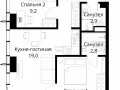 2-комнатная квартира - Волоколамское шоссе, 95/2 / ЖК Сити Бэй - фото 1