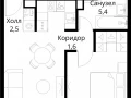 1-комнатная квартира - Волоколамское шоссе, 95/2 / ЖК Сити Бэй - фото 1