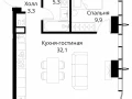 1-комнатная квартира - Волоколамское шоссе, 95/2 / ЖК Сити Бэй - фото 1