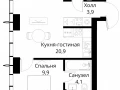 1-комнатная квартира - Волоколамское шоссе, 95/2 / ЖК Сити Бэй - фото 1