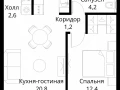 1-комнатная квартира - Волоколамское шоссе, 95/2 / ЖК Сити Бэй - фото 1