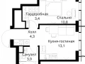 1-комнатная квартира - Волоколамское шоссе, 95/2 / ЖК Сити Бэй - фото 1
