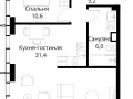 1-комнатная квартира - Волоколамское шоссе, 95/2 / ЖК Сити Бэй - фото 1