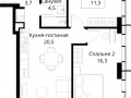 2-комнатная квартира - Волоколамское шоссе, 95/2 / ЖК Сити Бэй - фото 1