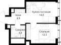 1-комнатная квартира - Волоколамское шоссе, 95/2 / ЖК Сити Бэй - фото 1
