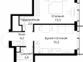 1-комнатная квартира - Волоколамское шоссе, 95/2 / ЖК Сити Бэй - фото 1