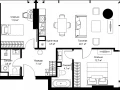 2-комнатная квартира - Ленинградский проспект, 8 / ЖК Слава - фото 1