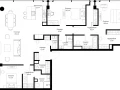 3-комнатная квартира - Ленинградский проспект, 8 / ЖК Слава - фото 1