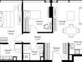 2-комнатная квартира - Ленинградский проспект, 8 / ЖК Слава - фото 1