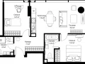 2-комнатная квартира - Ленинградский проспект, 8 / ЖК Слава - фото 1