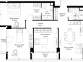 3-комнатная квартира - Серегина, 5 / ЖК С5 - фото 1