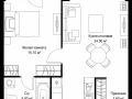 1-комнатная квартира - Серегина, 5 / ЖК С5 - фото 1