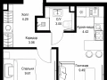 1-комнатная квартира - ул. Верейская, 29/32Д / ЖК СЕТ - фото 1