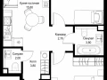 2-комнатная квартира - Вишневая, 7 / ЖК СИТИДЗЕН - фото 1