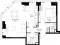 2-комнатная квартира - Вишневая, 7 / ЖК СИТИДЗЕН - фото 1