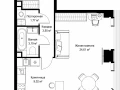 1-комнатная квартира - Вишневая, 7 / ЖК СИТИДЗЕН - фото 1