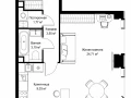 1-комнатная квартира - Вишневая, 7 / ЖК СИТИДЗЕН - фото 1