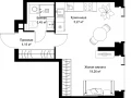 1-комнатная квартира - Вишневая, 7 / ЖК СИТИДЗЕН - фото 1