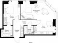 2-комнатная квартира - Вишневая, 7 / ЖК СИТИДЗЕН - фото 1