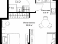 1-комнатная квартира - Вишневая, 7 / ЖК СИТИДЗЕН - фото 1