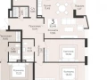 3-комнатная квартира, 93.49 м2 , 3 этаж, 9-я просека 2 линия - фото 1
