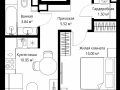 1-комнатная квартира - ул. Верейская, 29/42 / ЖК ВЕЕР - фото 1