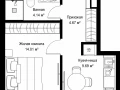 1-комнатная квартира - ул. Верейская, 29/42 / ЖК ВЕЕР - фото 1