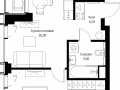 1-комнатная квартира - ул. Верейская, 29/35 / ЖК ВЕЕР - фото 1